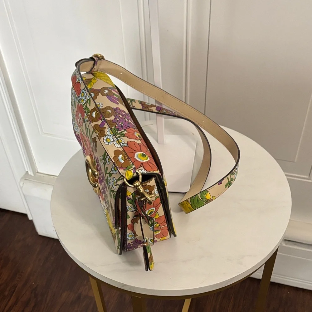 Coach Floral Crossbody Bag in Multicolor Floral Print - Picture 6 of 9